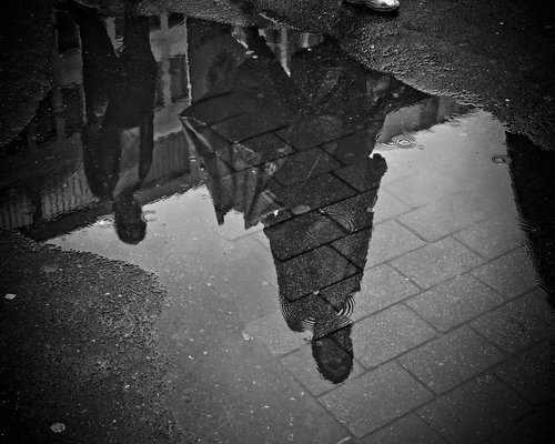 Ergonomic footwear on city street